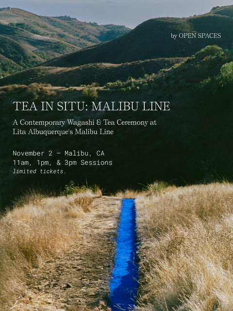 Tea In Situ: Malibu Line – November 2